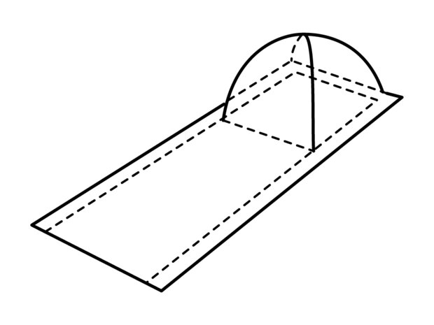 Care Plus Moustiquaire Pop Up Dome - Imprégnée